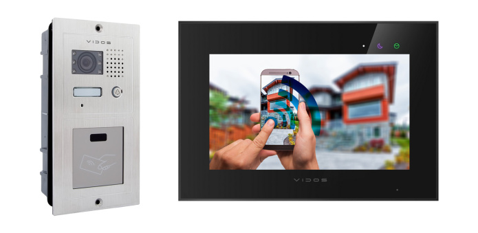 Wideodomofon czytnikiem RFID Vidos S601A-2 M10BX WiFiiFi